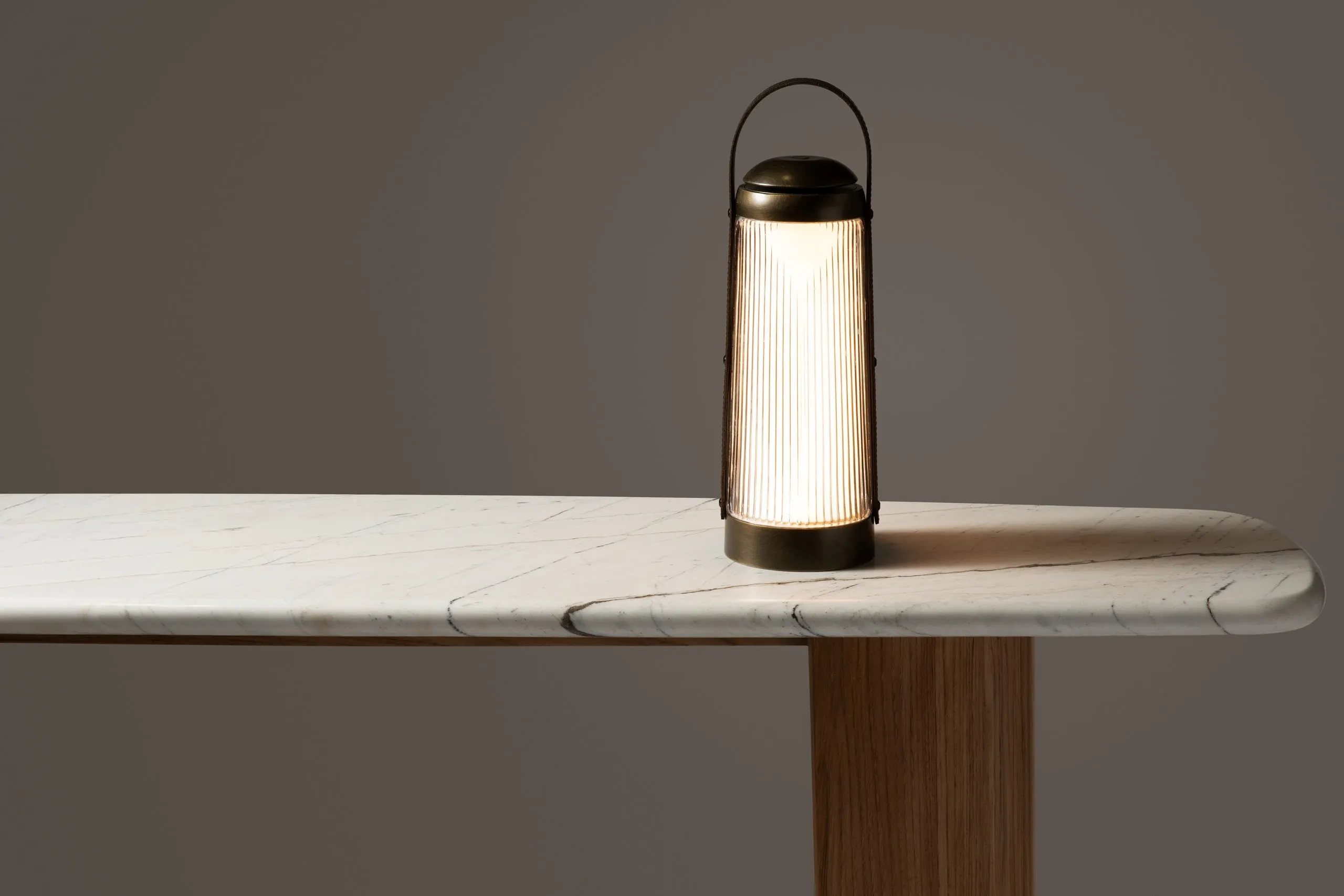 A Passage Lantern on a marble table