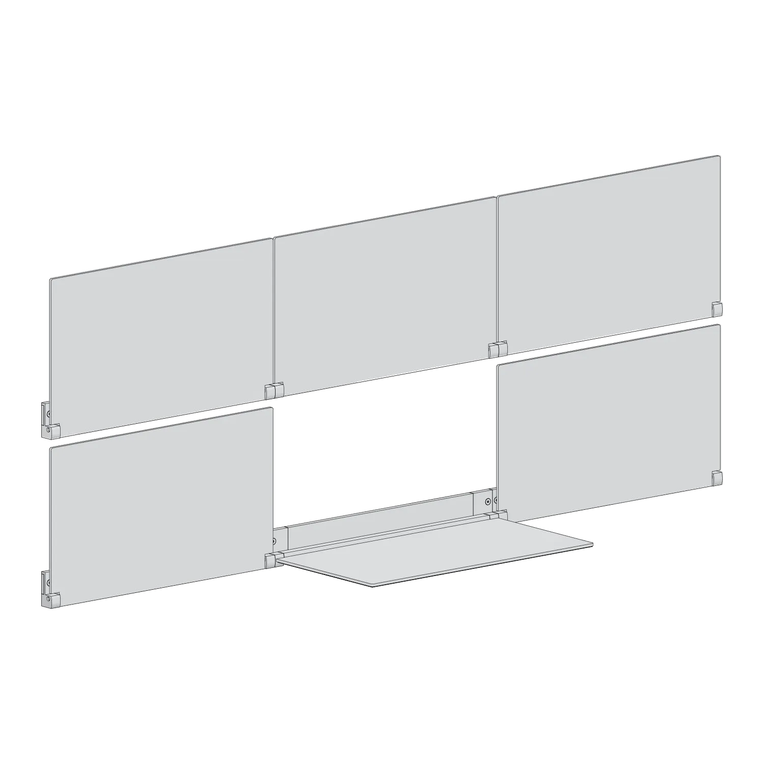 RIVELI 3X2 line drawing, LUXE (no artwork panels)