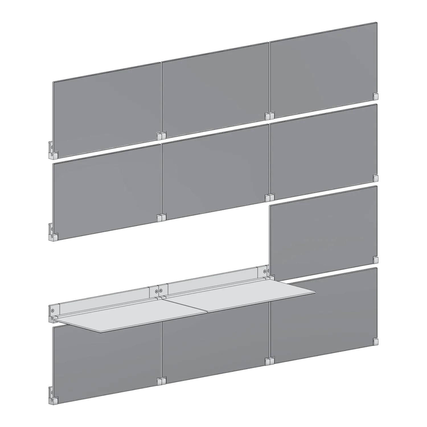 RIVELI 3X4 line drawing, ART (with artwork panels)