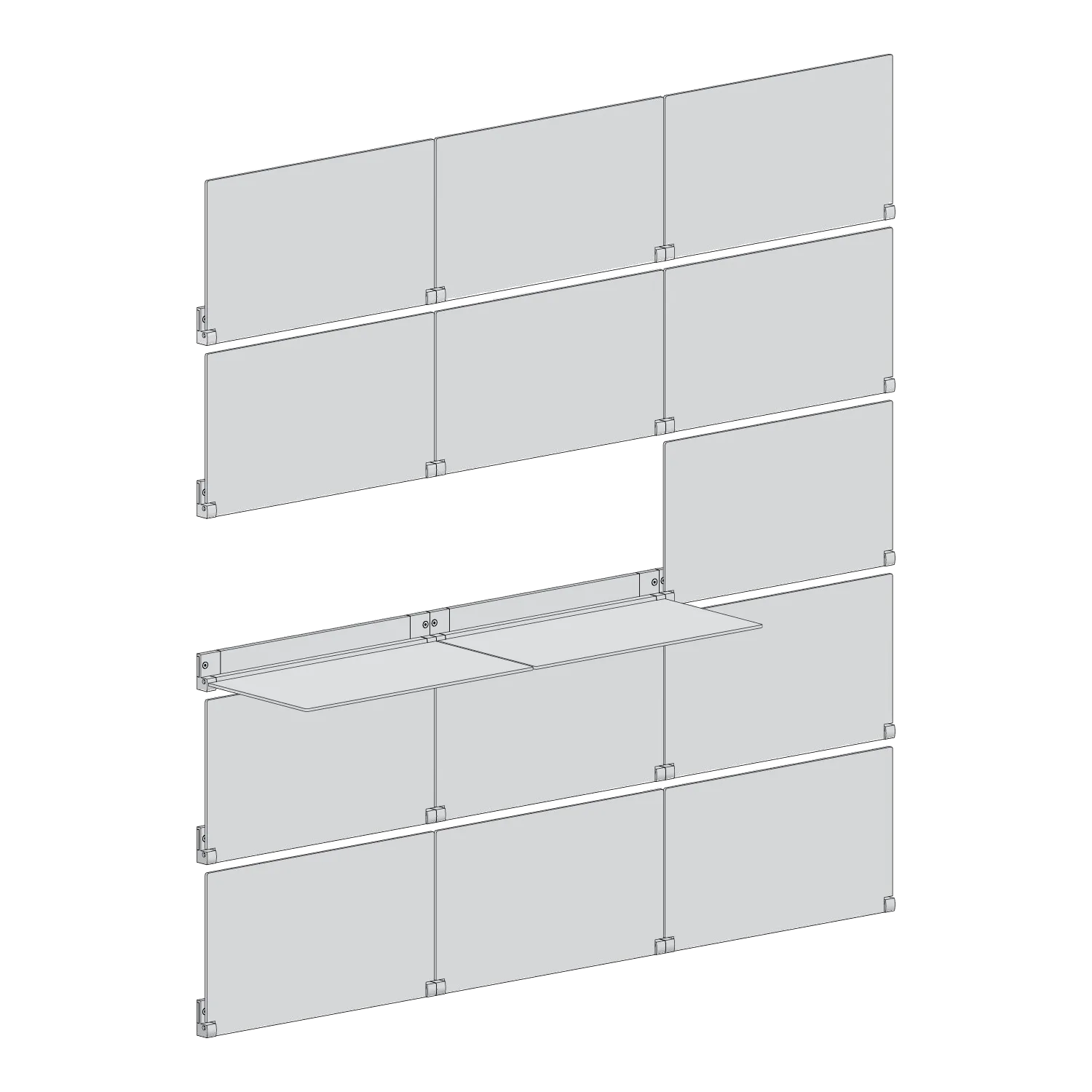 RIVELI 3X5 line drawing, LUXE (no artwork panels)