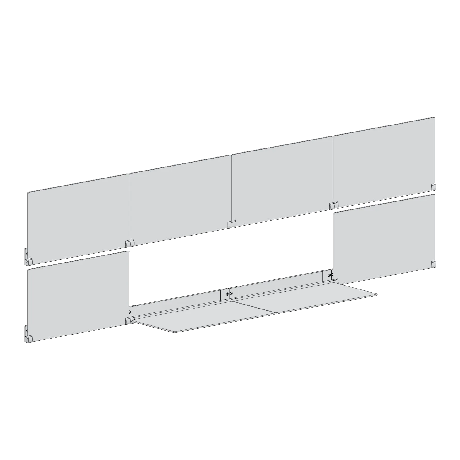 RIVELI 4X2 line drawing, LUXE (no artwork panels)