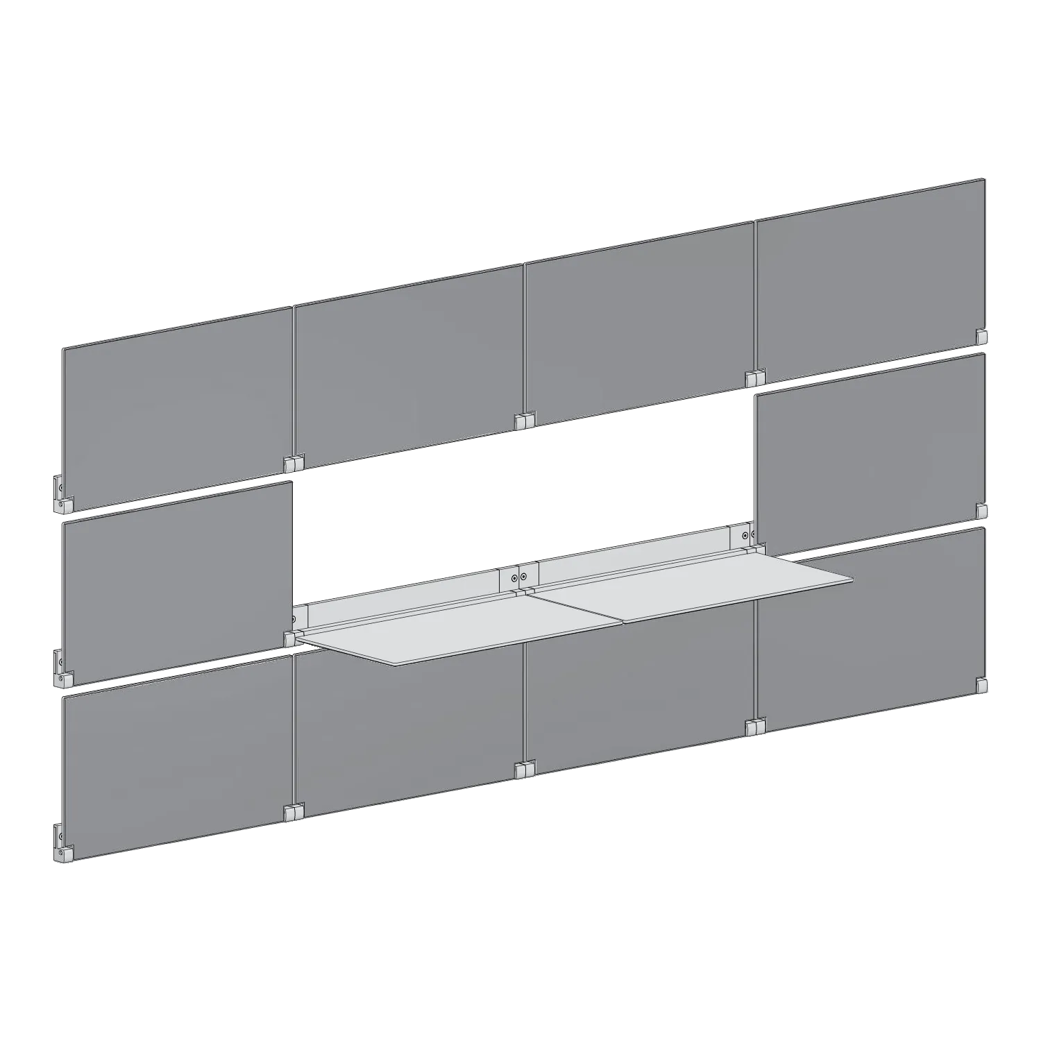 RIVELI 4X3 line drawing, ART (with artwork panels)