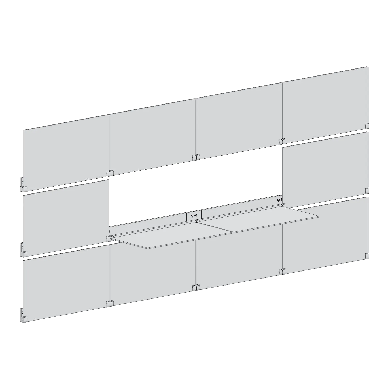 RIVELI 4X3 line drawing, LUXE (no artwork panels)