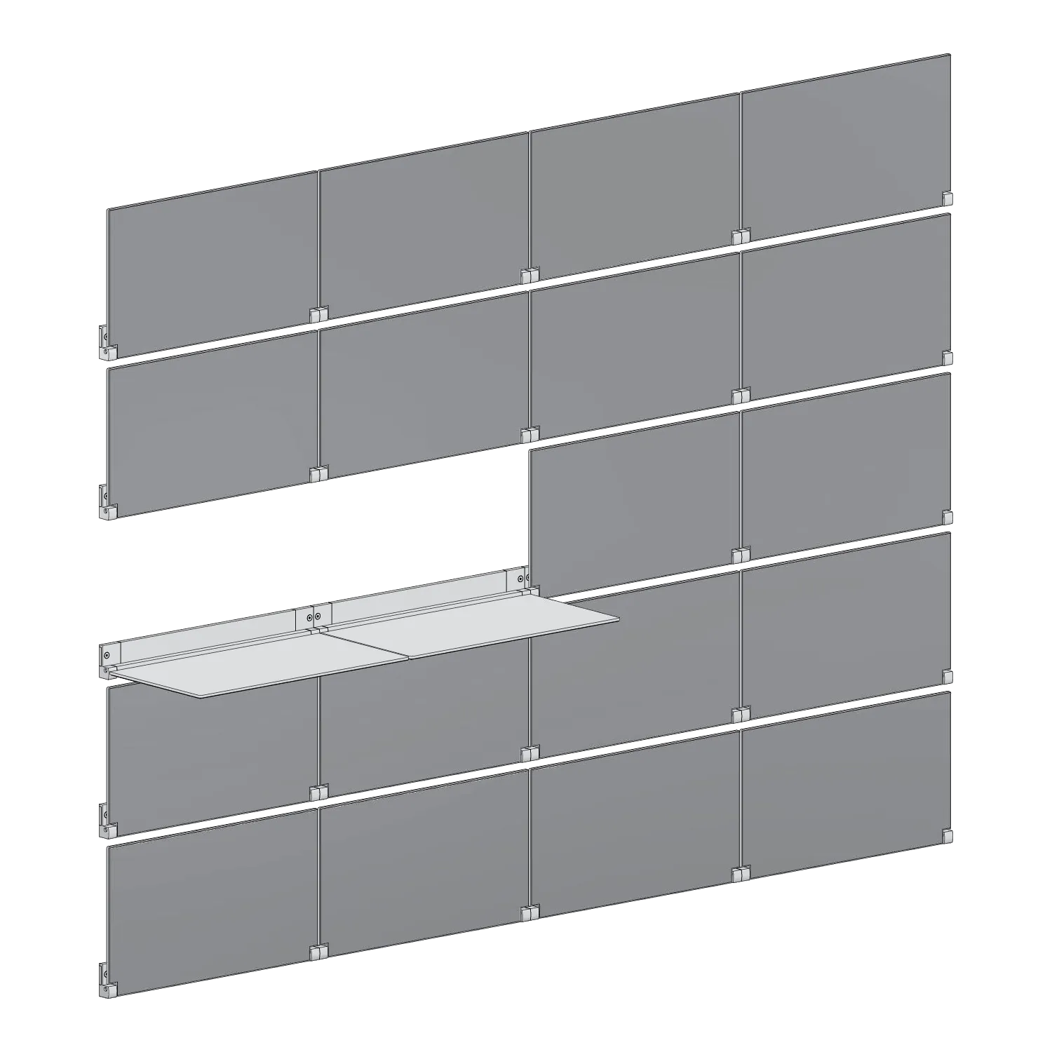 RIVELI 4X5 line drawing, ART (with artwork panels)